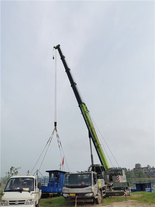 梨树区桥梁建设吊装案例